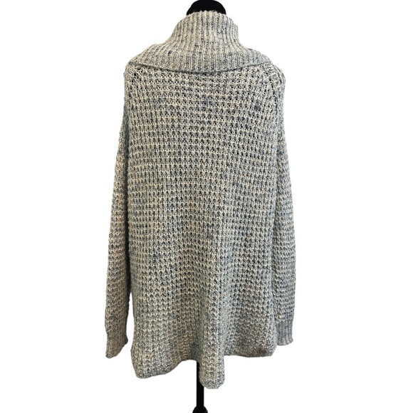 American Rag Wool Blend Long Sleeve Cowl Neck Chunky Waffle Knit Sweater Small - Picture 3 of 10